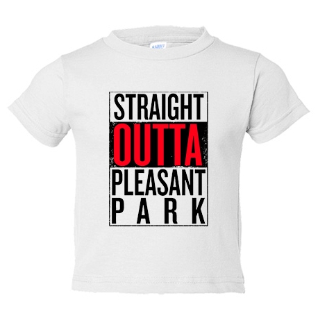 Camiseta bebé Straight Outta Pleasant Park