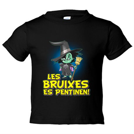 Camiseta niño Les bruixes es pentinen