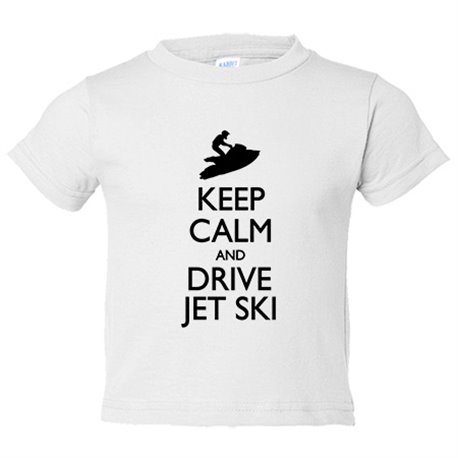 Camiseta bebé Keep Calm And Drive Jet Ski