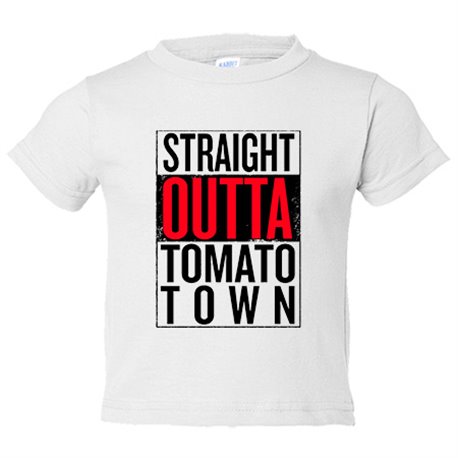 Camiseta bebé Straight Outta Tomato Town