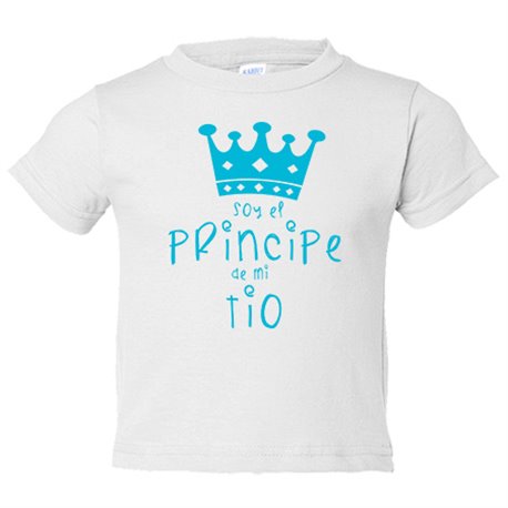 Camiseta niño Soy el principe de mi tío