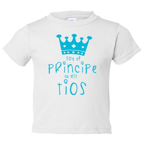 Camiseta niño Soy el principe de mis tíos