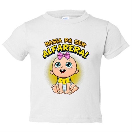 Camiseta niño nacida para ser Alfarera Alcorcón fútbol