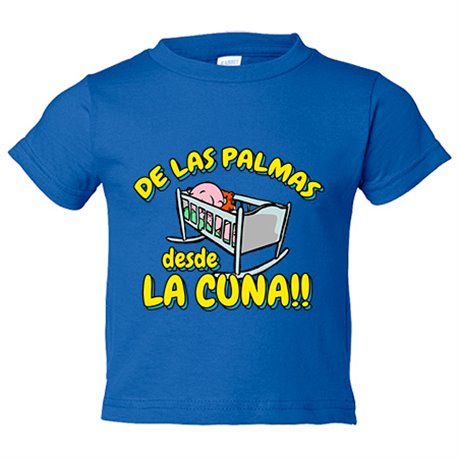 Camiseta bebé de Las Palmas desde la cuna para aficionado al fútbol