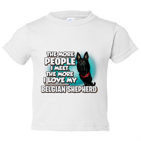 Camiseta bebé I love my Belgian Shepherd raza perro