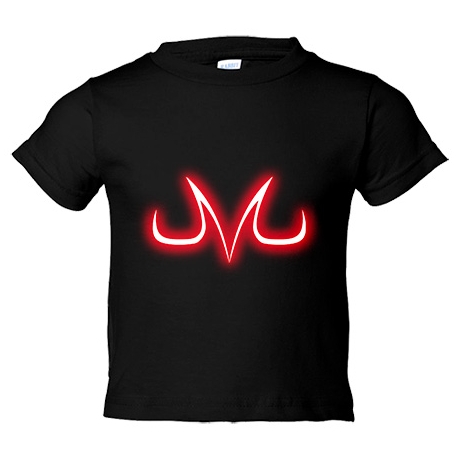 Camiseta niño ilustración símbolo del monstruo Majin Boo