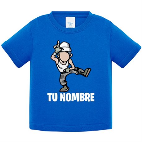 Camiseta bebé parodia pose Take The L baile Loser personalizable con nombre