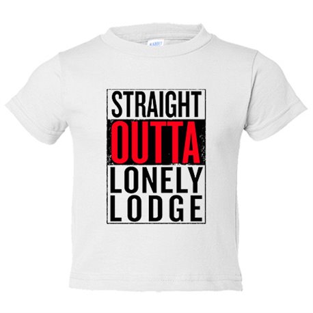 Camiseta bebé Straight Outta Lonely Lodge