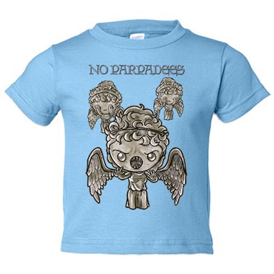Camiseta bebé parodia Ángeles llorosos