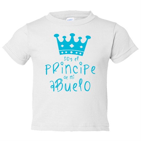 Camiseta niño Soy el principe de mi abuelo
