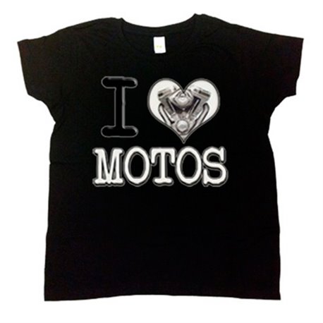 Camiseta niño I Love Motos
