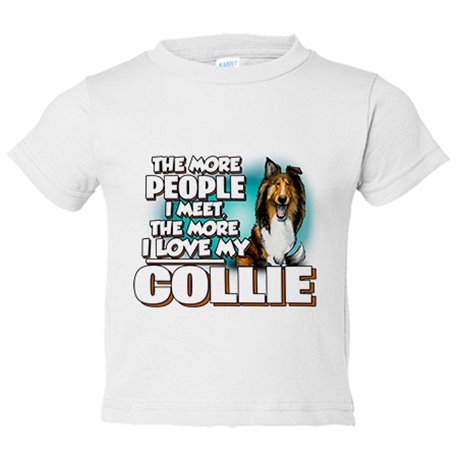 Camiseta bebé I love my Collie raza perro