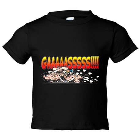 Camiseta bebé para moteros Gaaaaaaaas