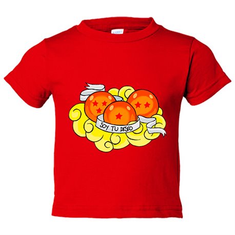Camiseta bebé ilustración frase soy tu deseo cumplido regalo para enamorados y padres recién nacido