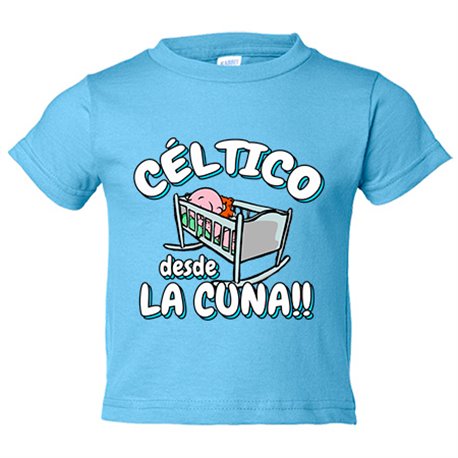 Camiseta bebé Céltico desde la cuna para aficionado al fútbol