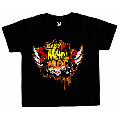 Camiseta niño Baby Death Metal Music