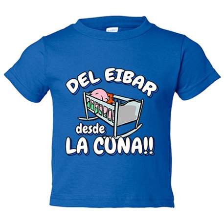 Camiseta bebé del Eibar desde la cuna para aficionado al fútbol