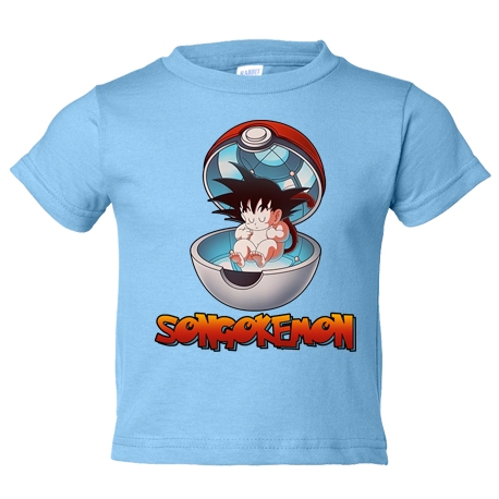 Camiseta bebé parodia Songokemon