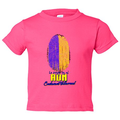 Camiseta bebé lo tengo en mi ADN futbolero de Villareal