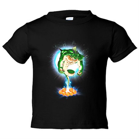 Camiseta bebé ilustración Shenron concediendo deseos