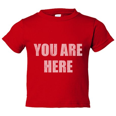 Camiseta niño You Are Here