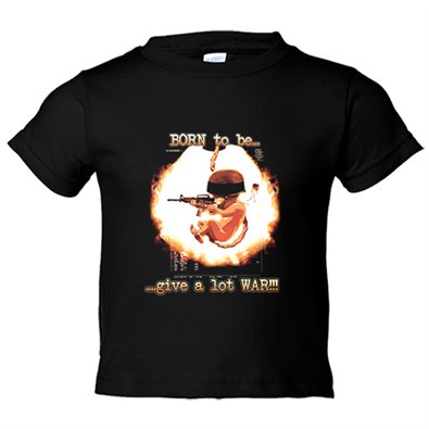 Camiseta niño Born To Be Give A Lot War