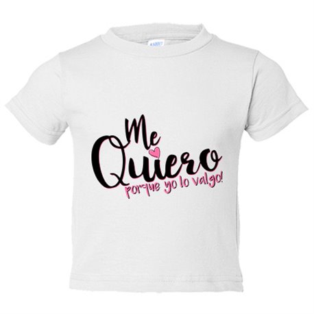 Camiseta bebé Me quiero porque yo lo vago