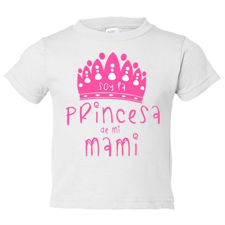 Camiseta niño Soy la princesa de mi mami