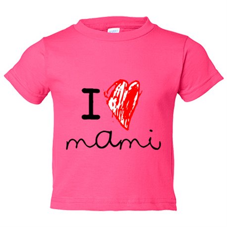 Camiseta niño I Love mami