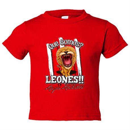 Camiseta bebé qué somos leones del Athletic
