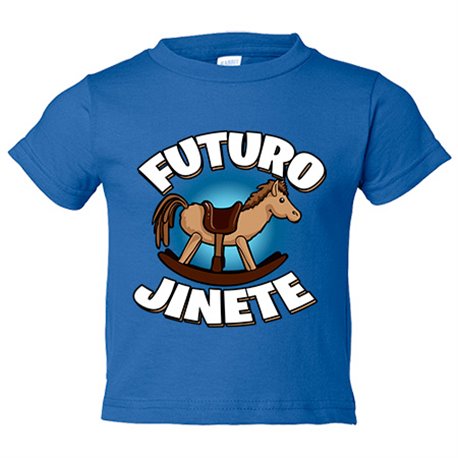 Camiseta bebé futuro jinete amante de los caballos