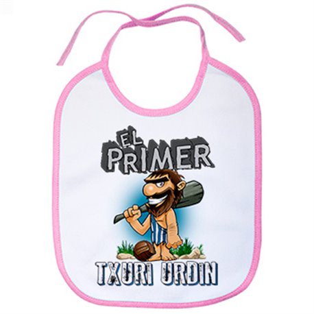 Babero frase el primer txuri urdin para hincha de su equipo de fútbol