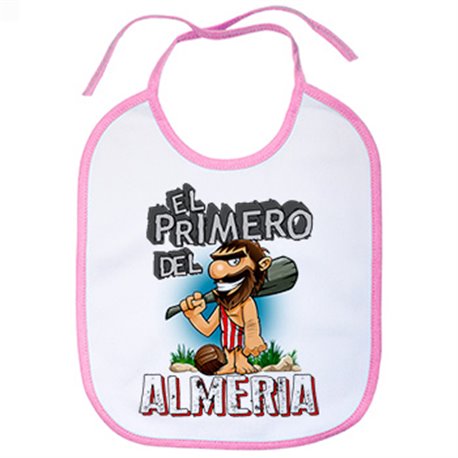 Babero frase el primero del Almería para hincha de su equipo de fútbol