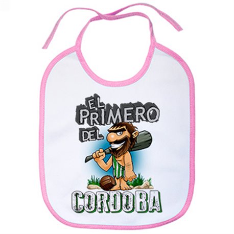 Babero frase el primero del Córdoba para hincha de su equipo de fútbol