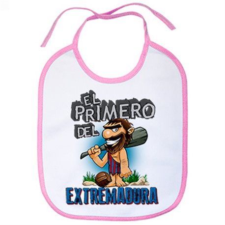 Babero frase el primero del Extremadura para hincha de su equipo de fútbol