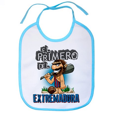 Babero frase el primero del Extremadura para hincha de su equipo de fútbol