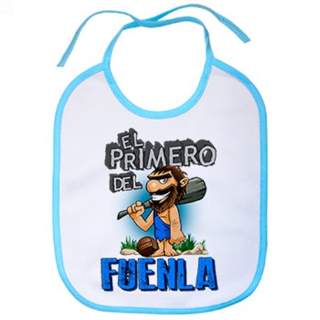 Babero frase el primero del Fuenlabrada para hincha de su equipo de fútbol