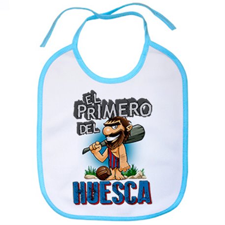 Babero frase el primero del Huesca para hincha de su equipo de fútbol