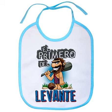 Babero frase el primero del Levante para hincha de su equipo de fútbol