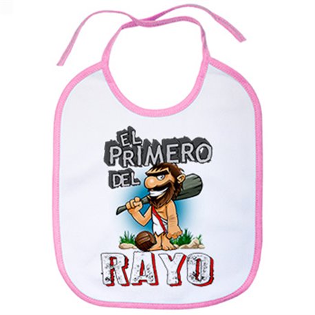 Babero frase el primero del Rayo para hincha de su equipo de fútbol