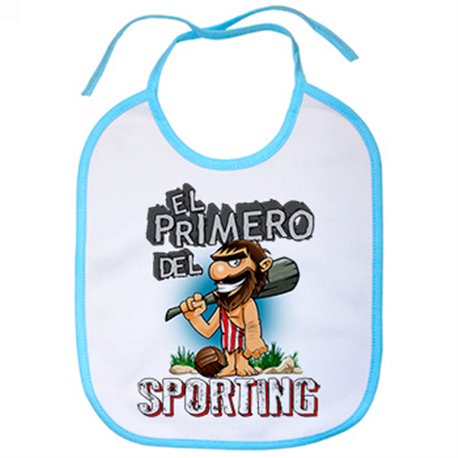 Babero frase el primero del Sporting para hincha de su equipo de fútbol