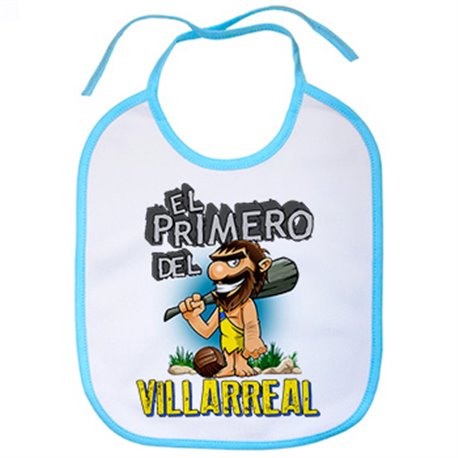 Babero frase el primero del Villarreal para hincha de su equipo de fútbol