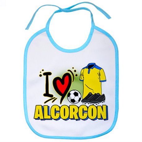 Babero para enamorado de su equipo de fútbol de Alcorcón