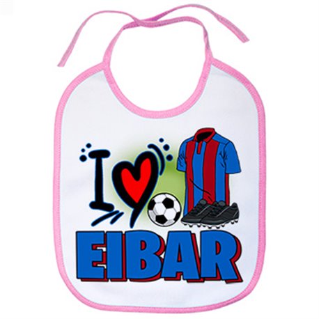Babero para enamorado de su equipo de fútbol de Eibar