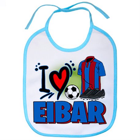 Babero para enamorado de su equipo de fútbol de Eibar