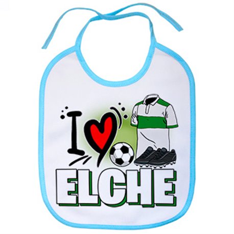 Babero para enamorado de su equipo de fútbol de Elche