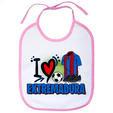 Babero para enamorado de su equipo de fútbol de Extremadura