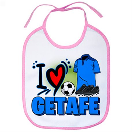 Babero para enamorado de su equipo de fútbol de Getafe