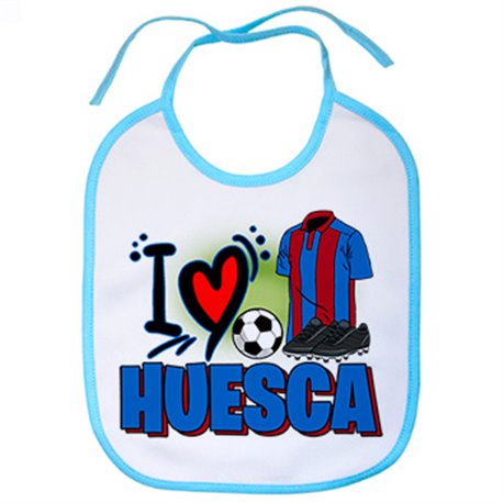 Babero para enamorado de su equipo de fútbol de Huesca
