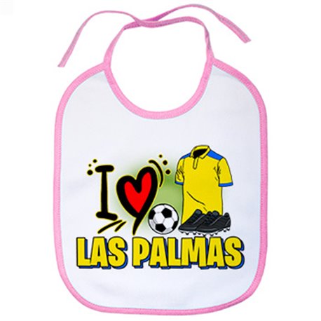 Babero para enamorado de su equipo de fútbol de Las Palmas